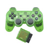 Transparent Color Bluetooth Wireless Gamepad Controller For Sony PS2