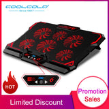 17inch Gaming Laptop Cooler with Six Fan and LED Screen