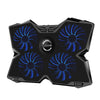 Laptop Gaming Cooler Stand with Four Fan and 2 USB Ports for 14-17inch Laptop