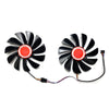 RX580 588 590 GME 8GB Black Wolf black wolf version Cooling Fan