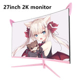 27inch Curved Pink Gaming Monitor
