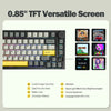 Gasket-mounted Bluetooth Mechanical Keyboard with TFT Screen