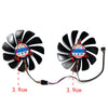 RX580 588 590 GME 8GB Black Wolf black wolf version Cooling Fan