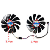 RX580 588 590 GME 8GB Black Wolf black wolf version Cooling Fan