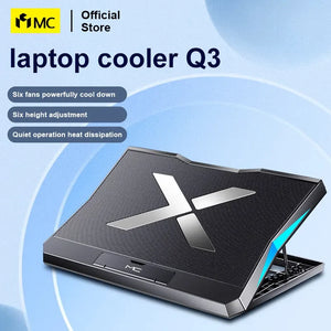 Gaming Laptop Cooler With Six Fans
