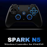 QRD Spark N5 Wireless Controller with LED Lights and Vibration Effect