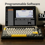 Gasket-mounted Bluetooth Mechanical Keyboard with TFT Screen