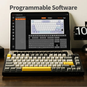 Gasket-mounted Bluetooth Mechanical Keyboard with TFT Screen