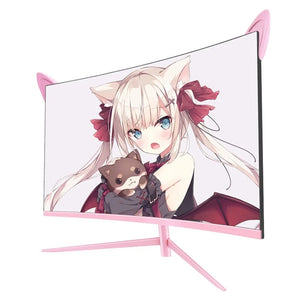 27inch Curved Pink Gaming Monitor
