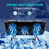 COOLCOOLD Laptop Cooling Pad for 12-17 Inch with Phone Holder