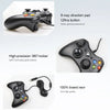Wired Game Controller For Xbox 360 with Dual-Vibration Turbo