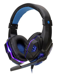 Professional LED Light Wired Gaming Headphones With Microphone