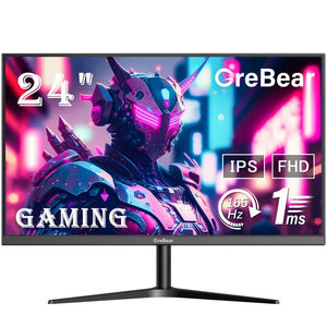 24 Inch GreBear IPS Ultra Slim Computer Monitor