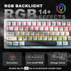 66-Key CNC Aluminum Knob Wireless Keyboard