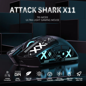 Shark X11 Wireless Gaming Mouse with Charging Dock