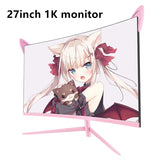 27inch Curved Pink Gaming Monitor