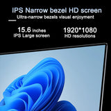 15.6" Inch Windows 11 Pro N5095 1920x1080 Gaming Laptop with Fingerprint Unlock