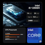 Chatreey G2 Mini PC Intel Core i9 12900H i7 12700H With Nvidia