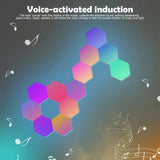 RGB Smart Hexagonal Wall Lamp