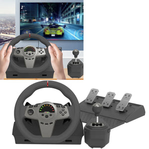 Gaming Racing Wheel with Shifter and Pedal for PS3/PS4/Switch/Xbox One/Xbox Series X/S