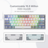 Redragon K617 Fizz 60% Wired RGB Gaming Keyboard