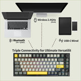 Gasket-mounted Bluetooth Mechanical Keyboard with TFT Screen