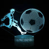 Football Player 3D LED Night Light