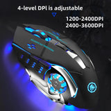 Rechargeable Wireless Silent Gaming Mouse