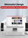 Compact and Delicate Laptop Speakers with Volume Control and 3.5 Mm Audio Plug