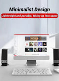 Compact and Delicate Laptop Speakers with Volume Control and 3.5 Mm Audio Plug