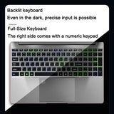 15.6" Inch Windows 11 Pro N5095 1920x1080 Gaming Laptop with Fingerprint Unlock