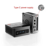 Mini PC Ryzen 5 5600U Colorful Lighting Gaming Desktop