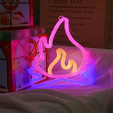 Fire Flame Neon Sign