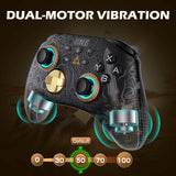 IINE Ares Wireless Pro Controller with Headset Jack RGB Light
