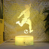 Football Player 3D LED Night Light