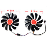 RX580 588 590 GME 8GB Black Wolf black wolf version Cooling Fan