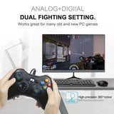 Wired Game Controller For Xbox 360 with Dual-Vibration Turbo