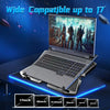 Laptop Gaming Cooler Stand with Four Fan and 2 USB Ports for 14-17inch Laptop