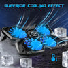 Laptop Gaming Cooler Stand with Four Fan and 2 USB Ports for 14-17inch Laptop