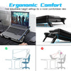 Laptop Gaming Cooler Stand with Four Fan and 2 USB Ports for 14-17inch Laptop